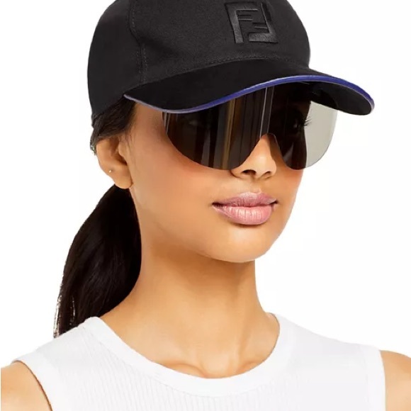 FENDI Baseball Cap Visor Sunglasses - Picture 6 of 8